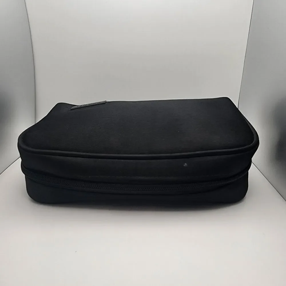 Chanel Parfums Black Cosmetic Bag
